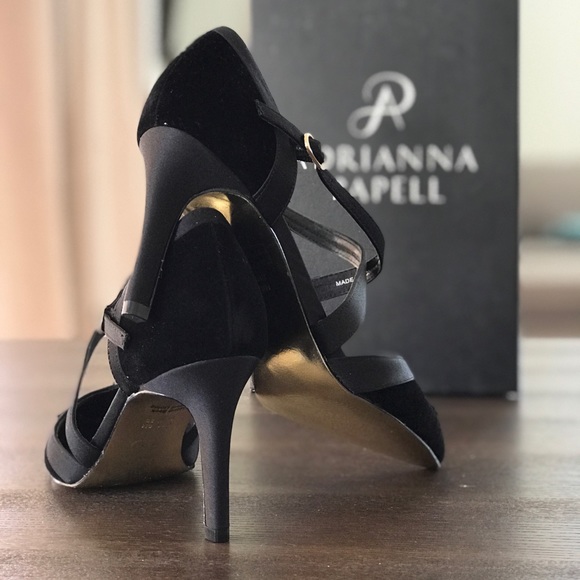 Adrianna Papell Hepburn Pumps, Black Velvet - Picture 6 of 8
